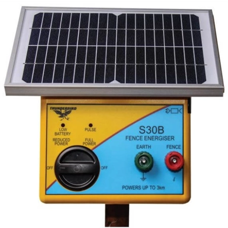 SOLAR ENERGISER S-30B 3KM (INT: BATTERY) THUNDERBIRD S-30B