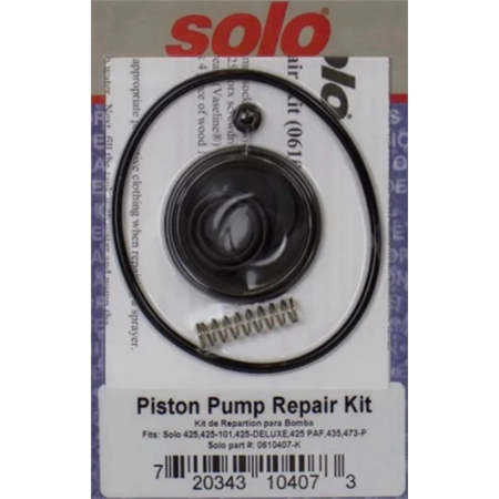 SOLO PISTON PUMP REPLACEMENT KIT FOR SPRAYER 425 CLAYTON SO0610407K