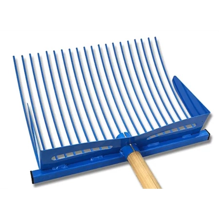 STABLE FORK METAL SHOVEL RAKE SUPREME BLUE BAINBRIDGE A3073-B