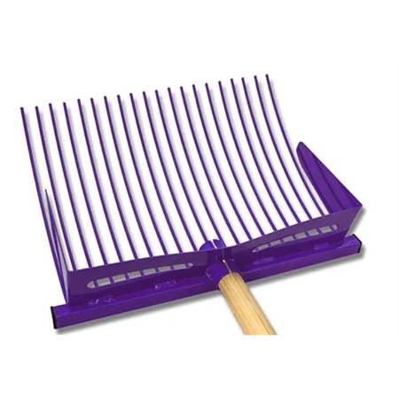 STABLE FORK METAL SHOVEL RAKE SUPREME PURPLE BAINBRIDGE A3073-PU