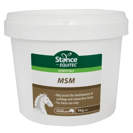 STANCE EQUITEC MSM 1KG CARTILAGE SUPPORT FOR HORSES 38-MSM1KG