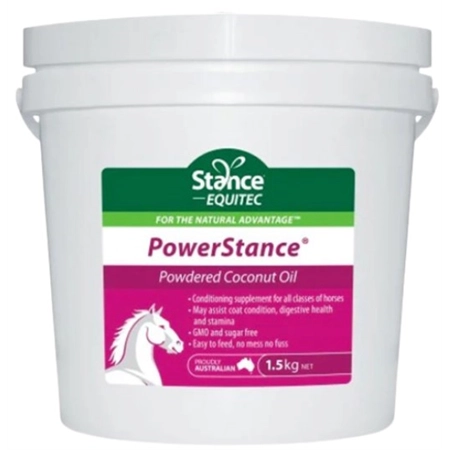 STANCE EQUITEC POWERSTANCE 1.5KG POWDERED COCONUT OIL 38-PS1.5KG