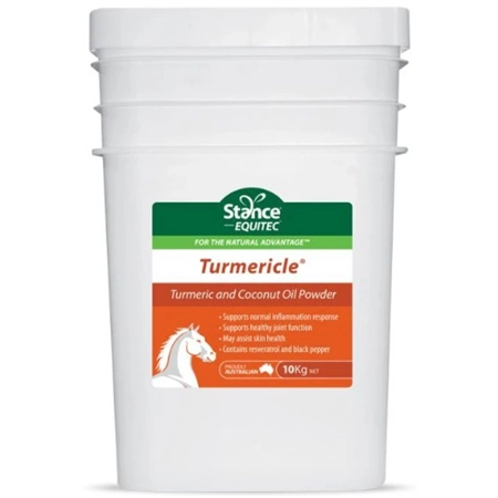 STANCE EQUITEC TURMERICLE 10KG TURMERIC & COCONUT OIL POWDER