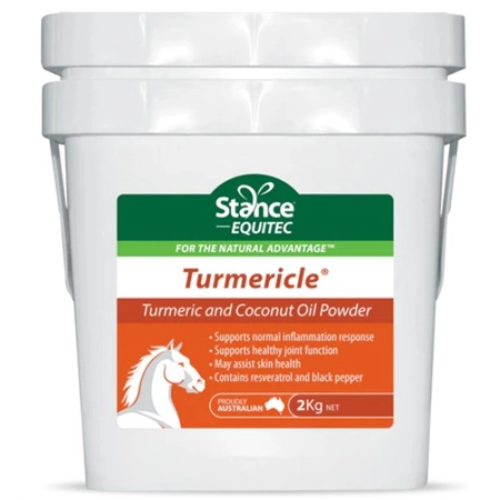 STANCE EQUITEC TURMERICLE 2KG TURMERIC & COCONUT OIL POWDER