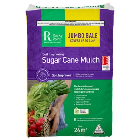 SUGAR CANE MULCH GREEN JUMBO 24 SQM ROCKY POINT 2-RP-SCGRE-24