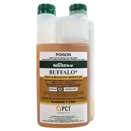 SUREFIRE BUFFALO GRASS 1LT BINDI & BROADLEAF WEEDKILLER PCT 0600 #S7#