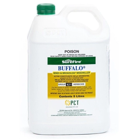 SUREFIRE BUFFALO GRASS 5LT BINDI & BROADLEAF WEEDKILLER PCT 0601