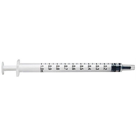 SYRINGES DISPOSABLE WITH LUER SLIP 1ML BAINBRIDGE A10092