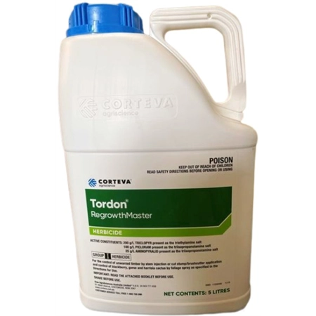 TORDON REGROWTH MASTER HERBICIDE 5LT CORTEVA 11029182