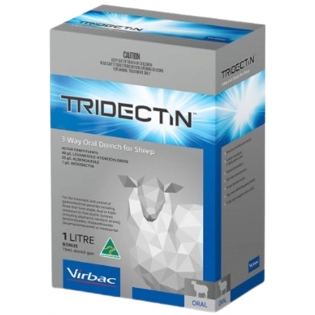 TRIDECTIN 3-WAY ORAL DRENCH FOR SHEEP 1LT VIRBAC TRIOR1V