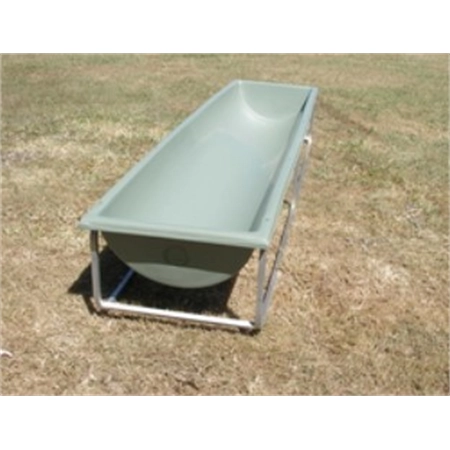 TROUGH 2.4M X 410MM FEED TROUGH WITH STAND APA AG24FHSS