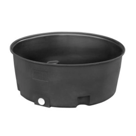 TROUGH ROUND WATER TUB BLACK 250LT RAPIDPLAS PTT12WB