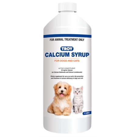 TROY CALCIUM SYRUP FOR DOGS & CATS 1LT 439794