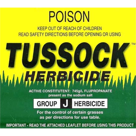 TUSSOCK HERBICIDES 10LT 745 g/L FLUPROPANATE GROW CHOICE 745 10