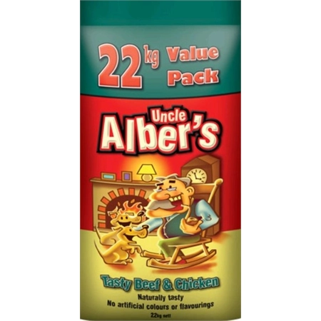 UNCLE ALBERS FISH & PASTA DRY DOG FOOD 22KG LAUCKE MILLS 6642222