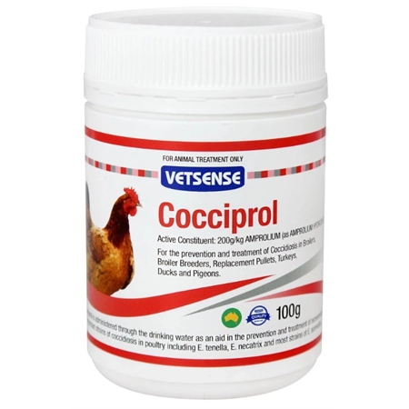 VETSENSE COCCIPROL FOR POLTRY 100GM 30740