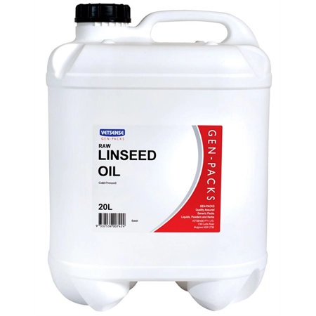 VETSENSE LINSEED OIL 20LT RURAL GLO374220