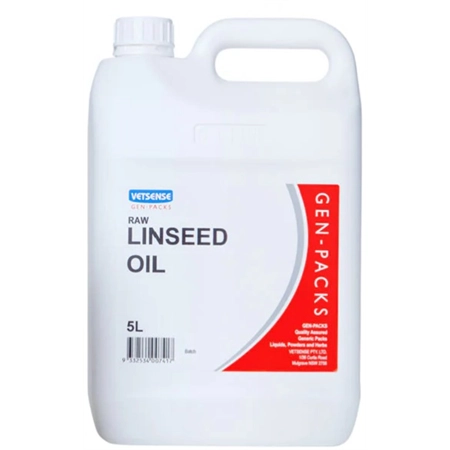 VETSENSE LINSEED OIL 5LT RURAL GLO374105