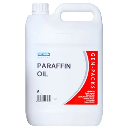 VETSENSE PARAFFIN OIL 5LT GPO374705