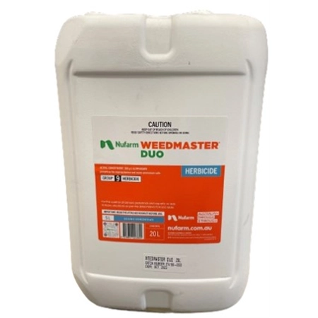 WEEDMASTER DUO 20LT 360g/l GLYPHOSATE NUFARM 0533-20L