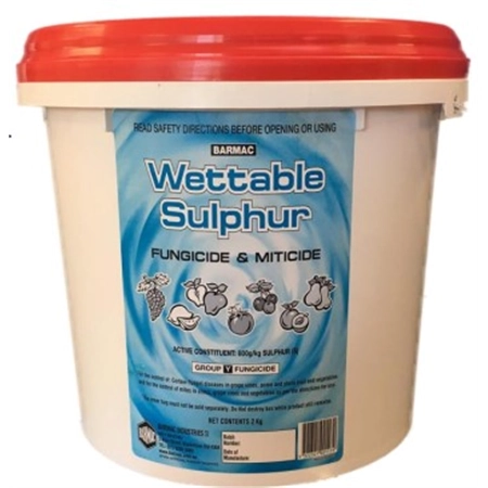 WETTABLE SULPHUR FUNGICIDE & MITICIDE 2KG AGRIBUSINESS 1CWETS-2