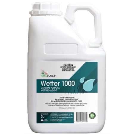 WETTER 1000 5LT WETTING AGENT WEED FORCE 9351198000855