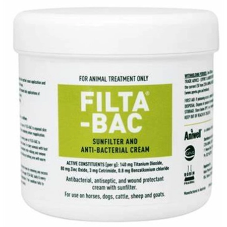 WOUND FILTA-BAC SUNFILTER ANTI-BACTERIAL CREAM 500GM CEVA 439765