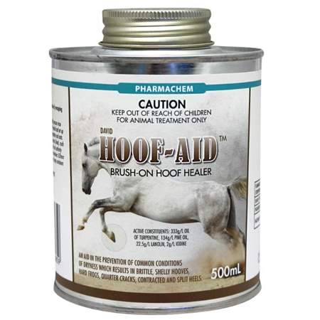 WOUND HOOF-AID BRUSH ON HOOF HEALER 500ML  PHARACHEM 9341