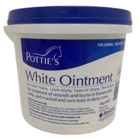 WOUND POTTIES WHITE OINTMENT 2KG 551442